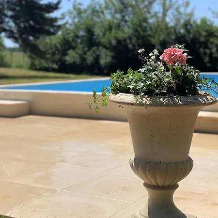 לינה וארוחת בוקר Chateau Mas De Pradie Fountain View